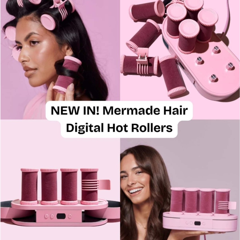 Mermade Digital Hot Rollers — Pink